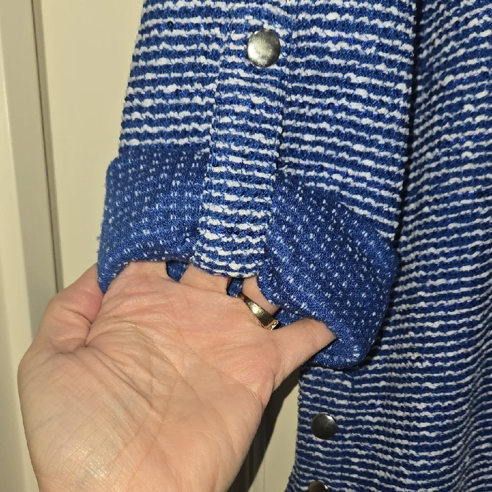 Ruby Rd. Royal Blue Knit Top - Picture 3 of 4